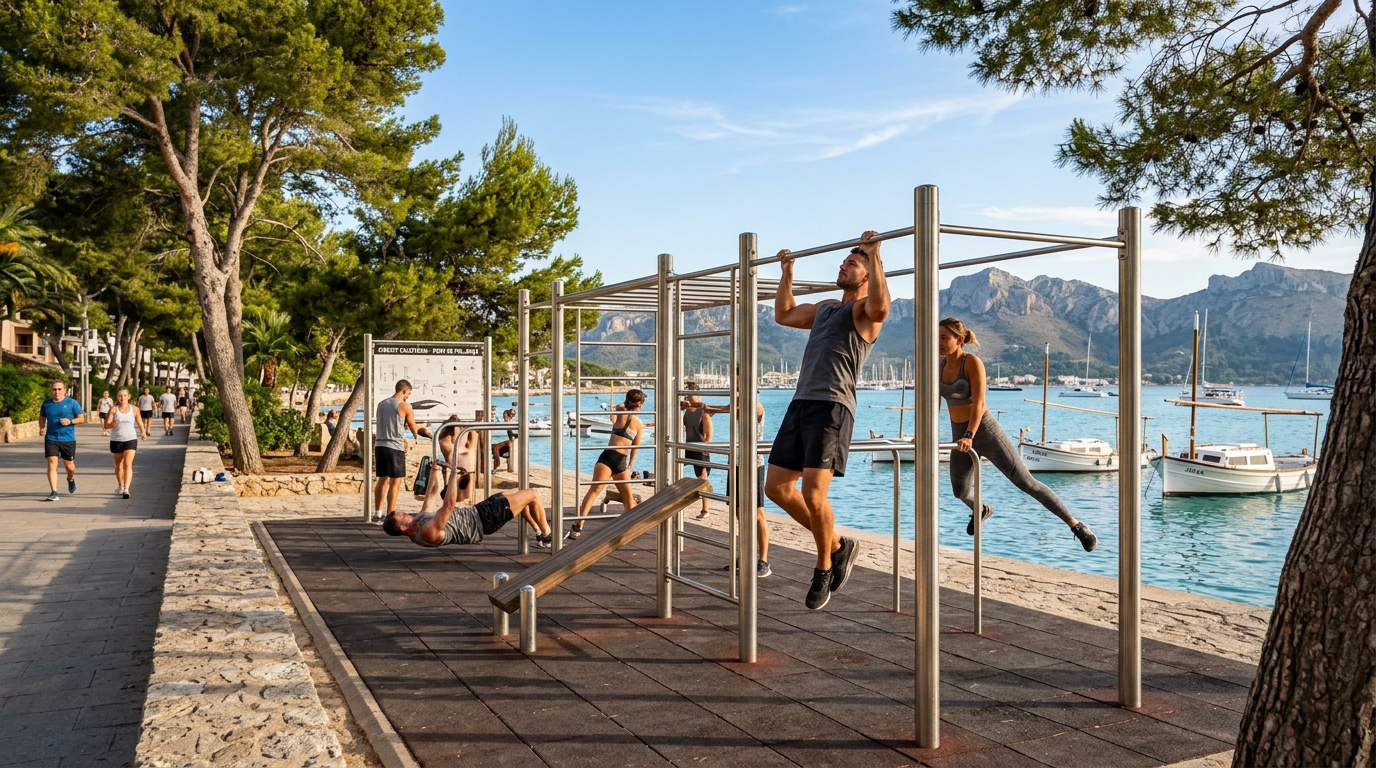 Parque de Calistenia & Circuito Saludable — Port de Pollença